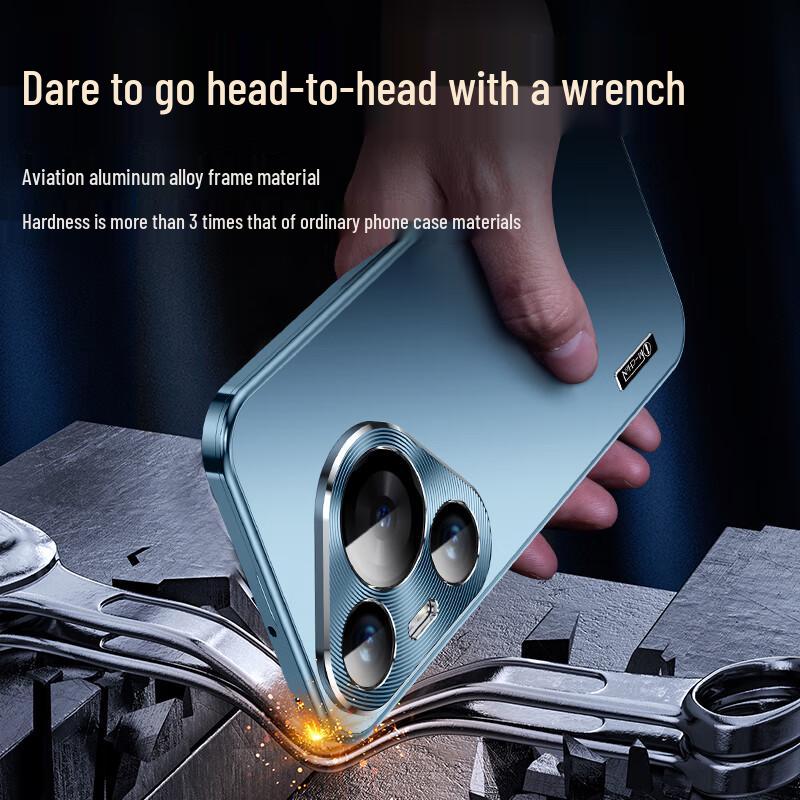 IM-CHEN Metal Magnetic Phone Case for Huawei Pura 70 Series