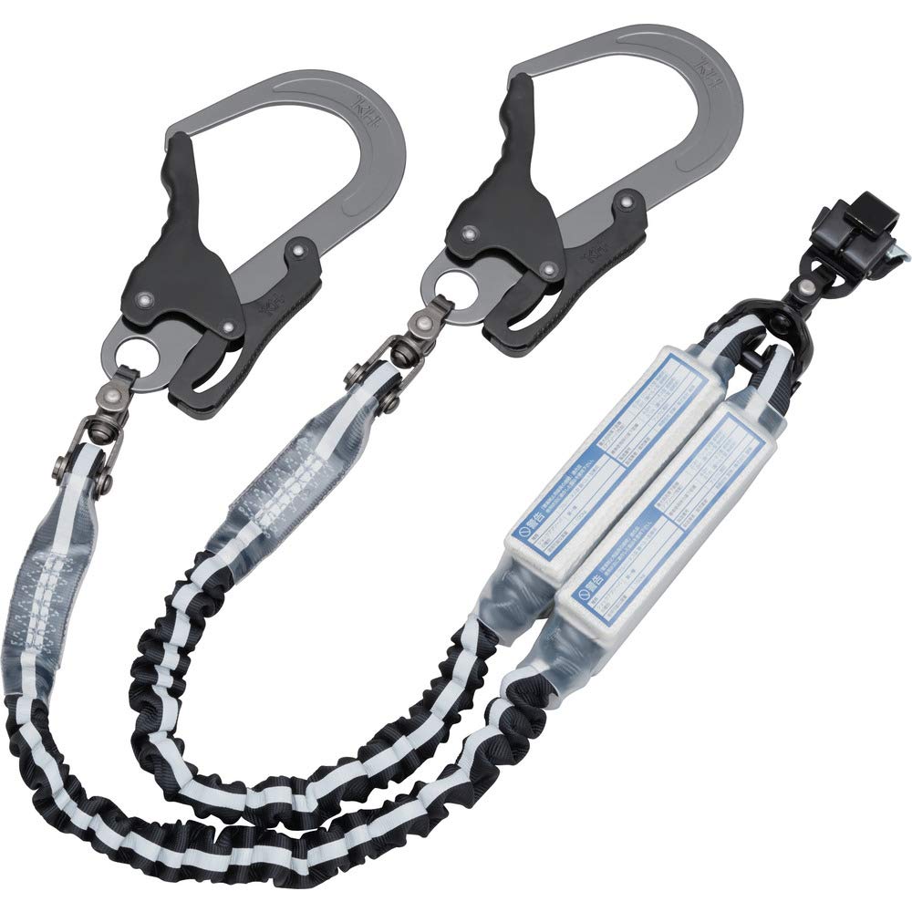 KH 2-Hooked Accordion Sword Aluminum Swivel Pedal 17 Black/Reflective Silver Line W1JPWS-17