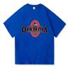 Olympia 2024 Oversized Cotton T-Shirt Casual Basic Crew Neck Shirt High Quality Classic Top Novelty Summer Clothes