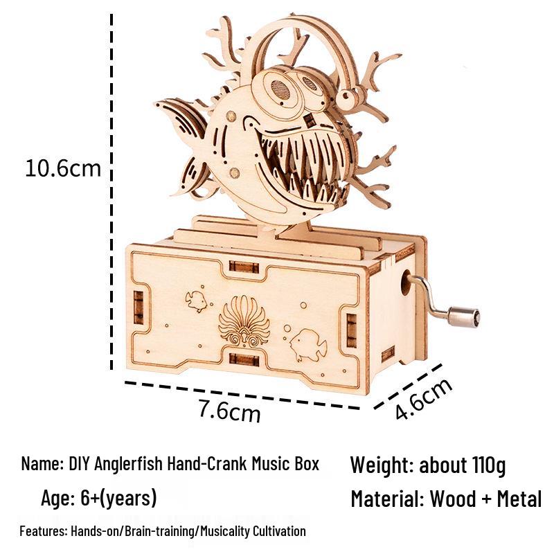 Kids' DIY 3D Wooden Puzzle Model