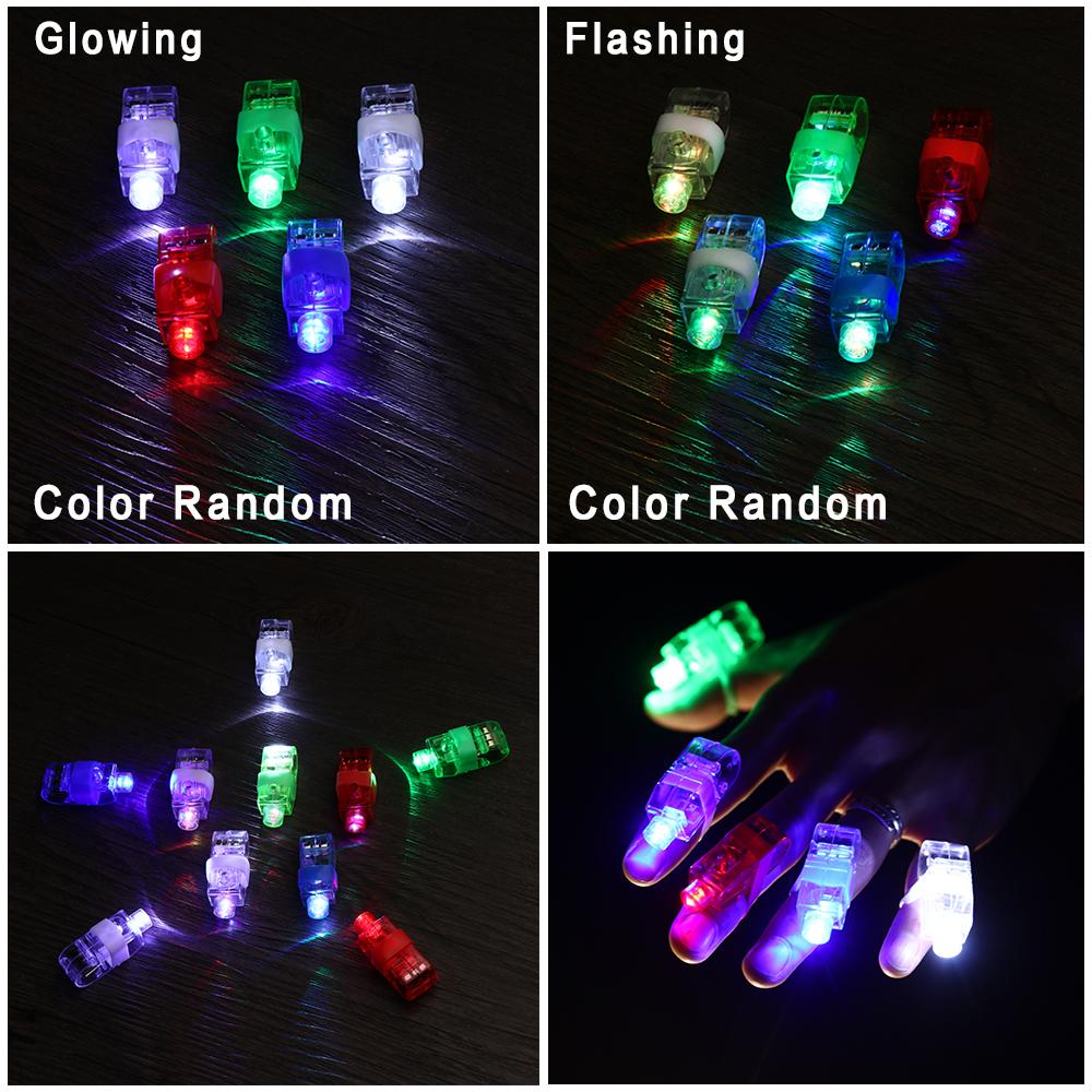 

Bright Cartoon Gift Party Favors Luminous Rings Flashing In Dark Glowing Finger Toys LED Light Up
