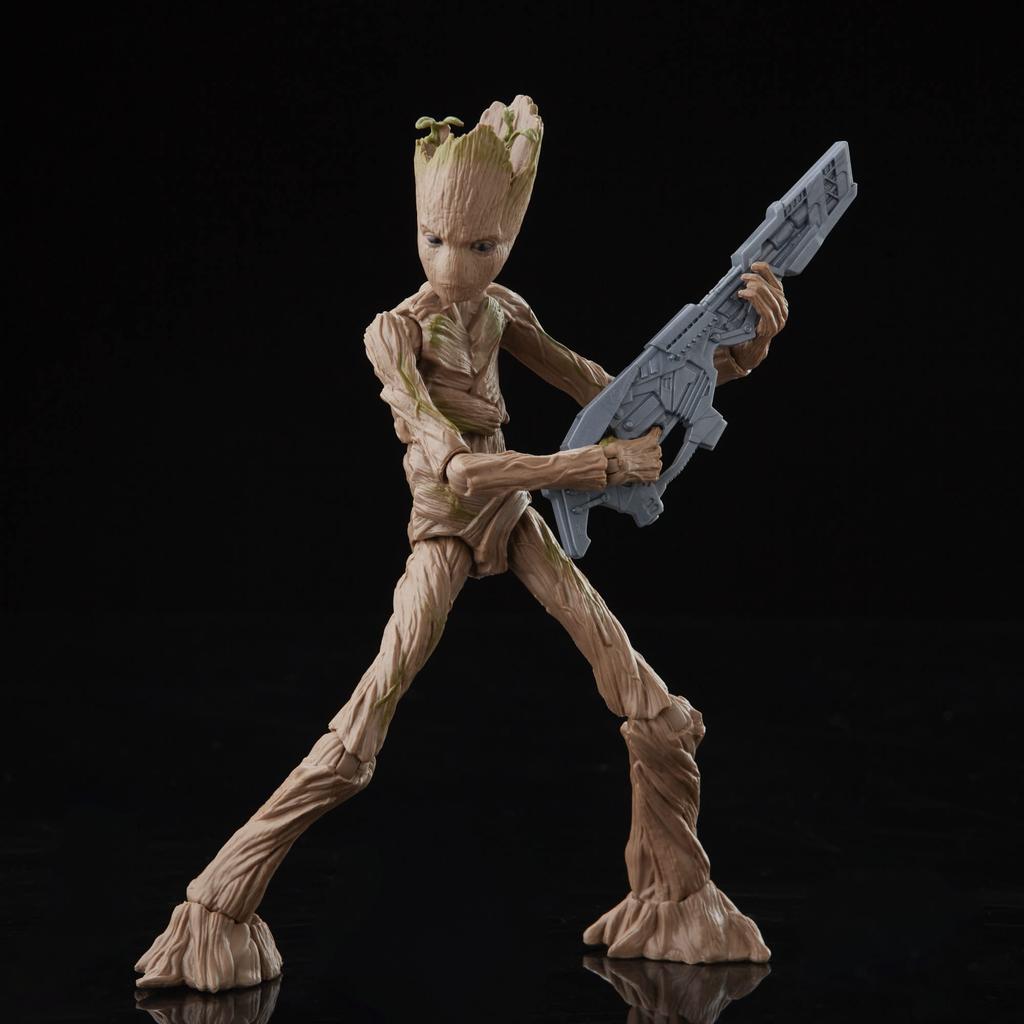 MARVEL Marvel Legends Series Thor: Love and Thunder Groot F1410 Authentic 6-inch (15cm) Action Figure with 4 Build-a-Figure Accessories