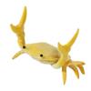 1PC Funny Crab Desktop Pen Holder Creative Cute Crab Pen Holder Weightlifting Crabs Penholder Bracket Storage Rack Stationery