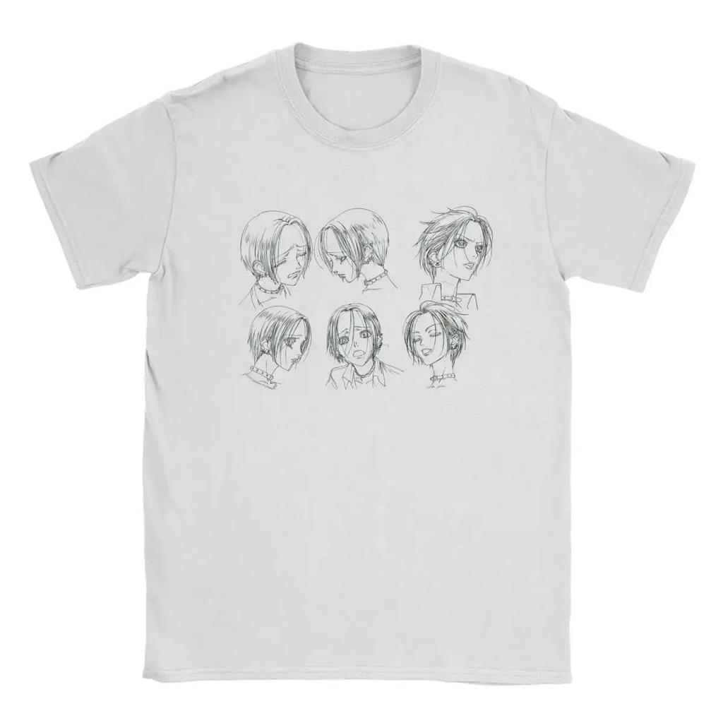 NANA Osaki T-Shirt Lässig Harajuku Streetwear Japanische Kleidung T-Shirt Mode Rock Punk Kurzarm Übergröße T-Shirt Unisex