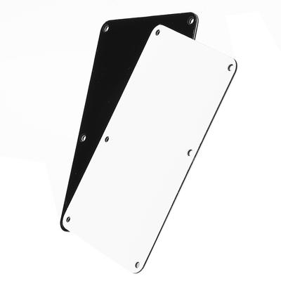 Guitar Parts 6-Hole Closed Style PVC Cavity Cover Backplate for Electric Guitar