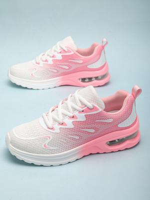 Kadın Ayakkabıları Sonbahar File Nefes Alabilir Platform Spor Ayakkabılar Kadın Günlük Kaymaz Koşu Spor Ayakkabıları