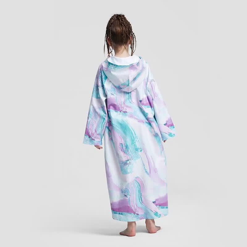 Poncho à capuche de protection solaire pour enfants Tigre Moody