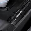 Carbon Fiber Gear Shift Box Side Panel Decor Stripes Cover Trim Accessories For Mercedes Benz A Class W177 A200 A220  - 2024