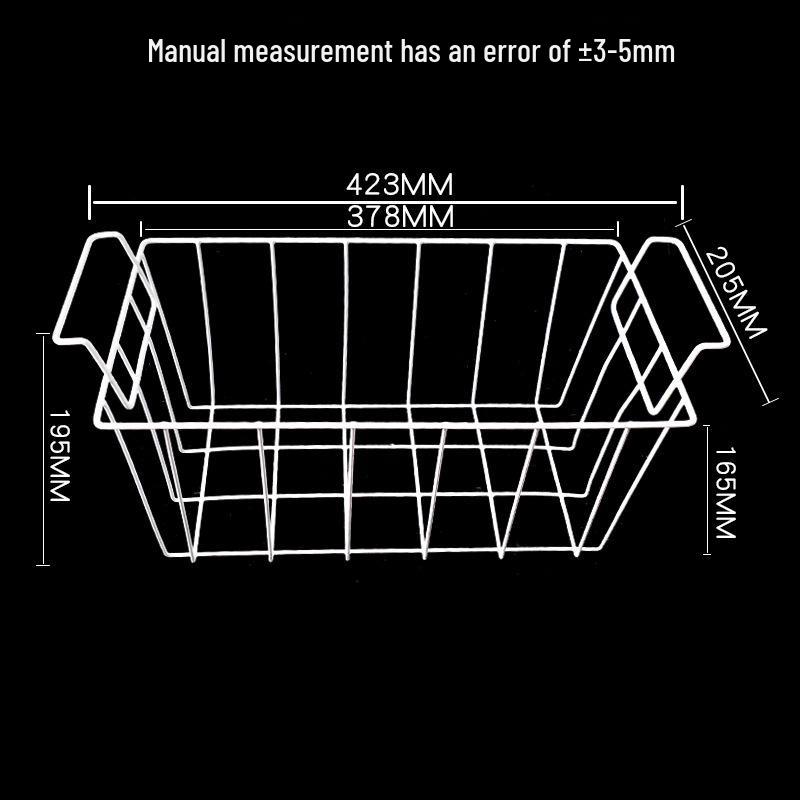 Universal Multi-Layer Hanging Freezer Storage Rack Basket