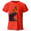 Durable Lion King Simba Highquality Pure Cotton Tshirt for Men Daily Leisure Running Fitness Short Sleeved Quick Drying Design