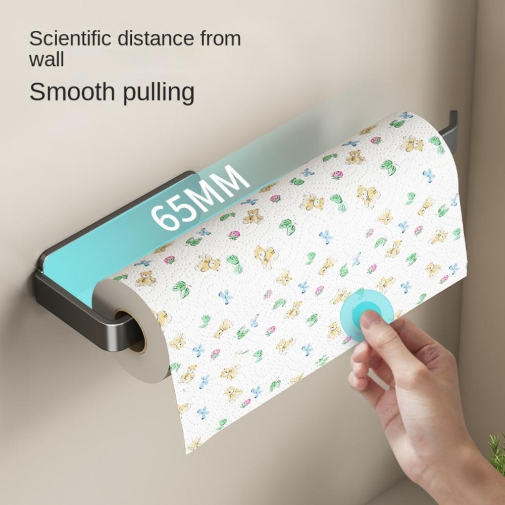 Wielofunkcyjny Uchwyt na Ręczniki Papierowe w Rolce Samoprzylepne Haki Ścienne na Papier Ręcznik Papierowy Stojak Kuchnia