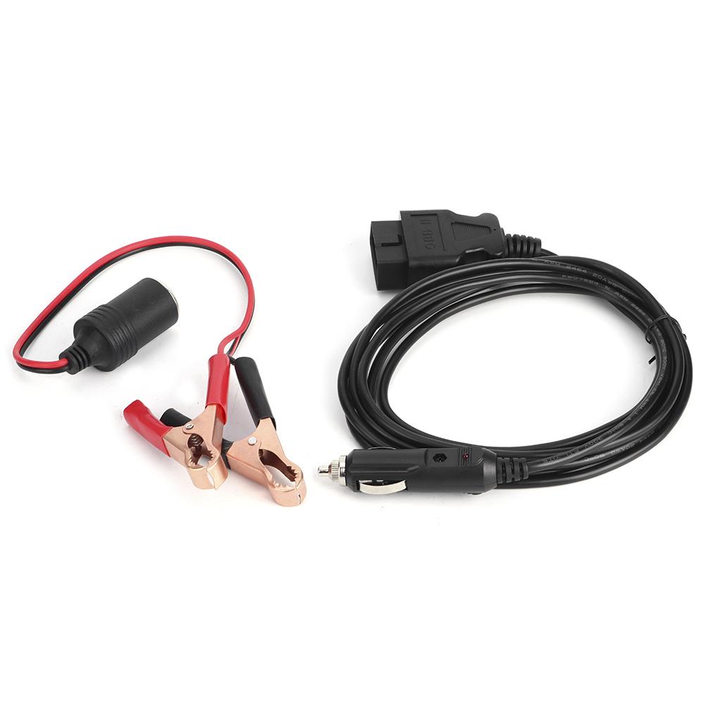 OBD2 Emergency Power Supply Cable ECU Memory Saver Car Extension Socket