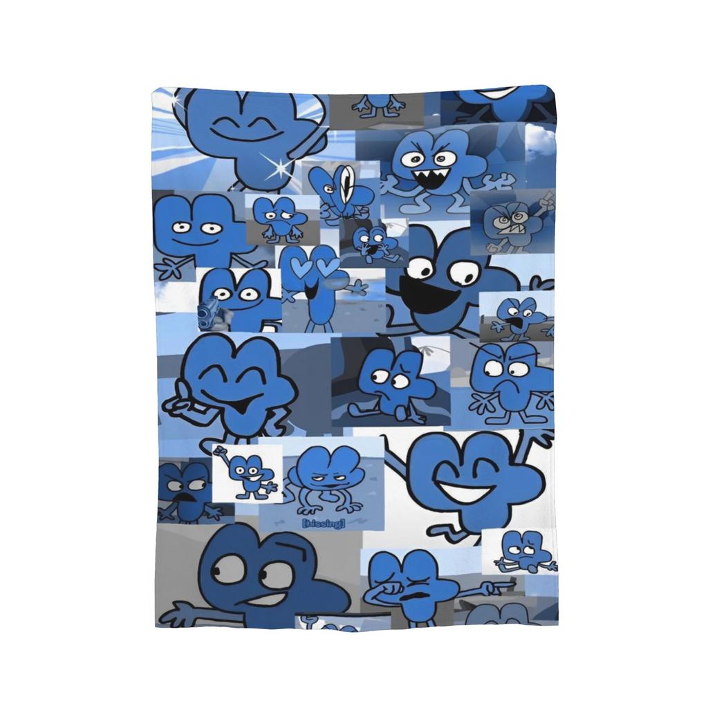 Bfdis Blanket Cartoon Fleece Funny Warm Throw Blanket For Chair Covering Sofa Spring Autumn,