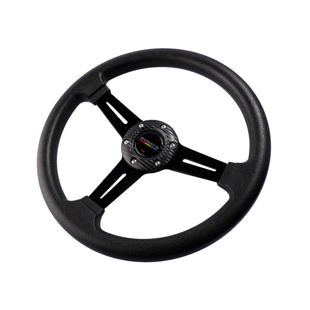 330mm 13inch PU Racing Steering Wheel 6-Bolt 70mm PCD Deep Dish Lightweight Sport Drift Steering Wheel for Tuning Car Universal