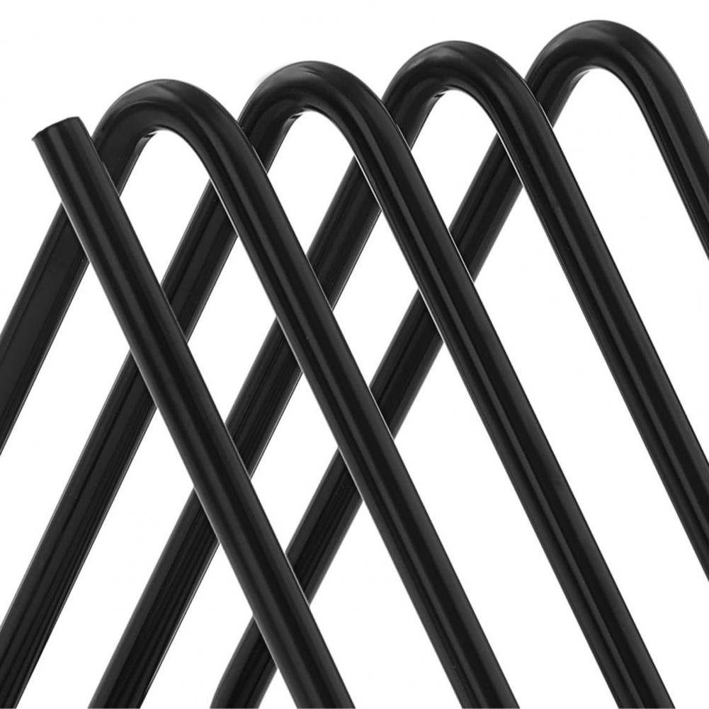 Cutting Board Organizer Black Metal Cutting Board Rack Vertical Kitchen Storage Organizer Iron Pot Lid Holder for Countertop