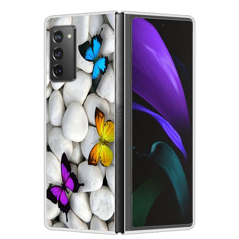 For Samsung Galaxy Z Fold2 Fold4 Fold5 Case Shockproof Hard Plastic PC Back Cover For Samsung Galaxy Z Fold 3 5 4 5G Phone Cases