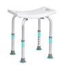 Shower Chair, Adjustable Height Shower Stool with Built-in Handles, Shower Seat for Inside Shower or Tub, Non-Slip Bench Bathtub Stool Seat for