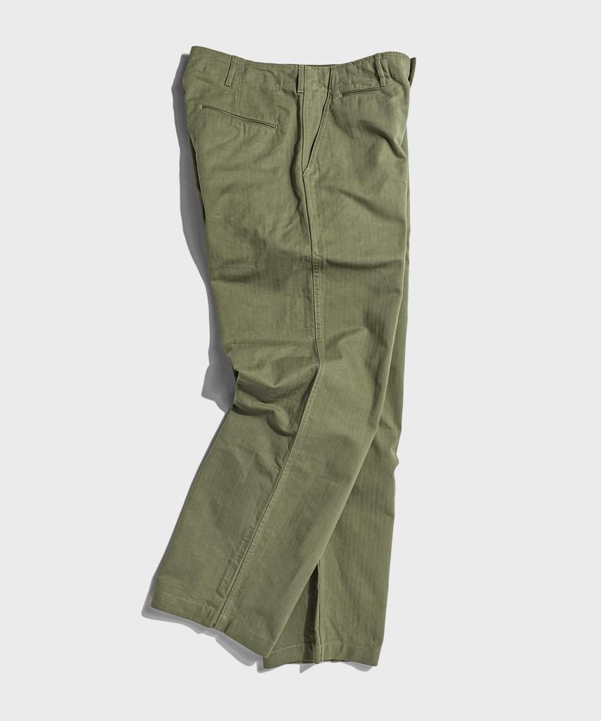 Beulonseun Us Army M-41 Hbt Fatigue Trousers Olive