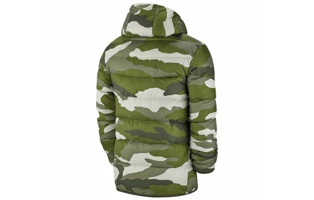 Nike camouflage-print hooded puffer jacket BV4763-222