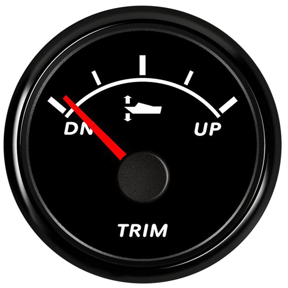 52mm Marine Trim Gauge Waterproof Trim Gauge UP-DN  with Red Backlight for Auto Motor Parts Yacht 9-32V Car Accessories