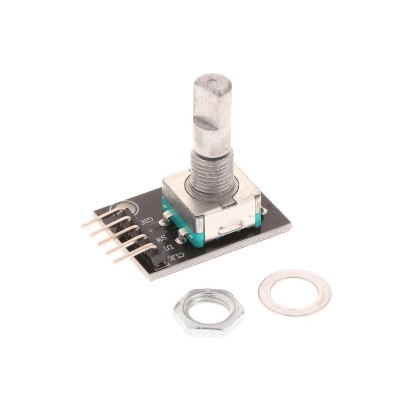2/5Pcs 360 Degree Rotary Encoder Module Ky-040 Brick Sensor Development Board With Knob Cap Potentiometer