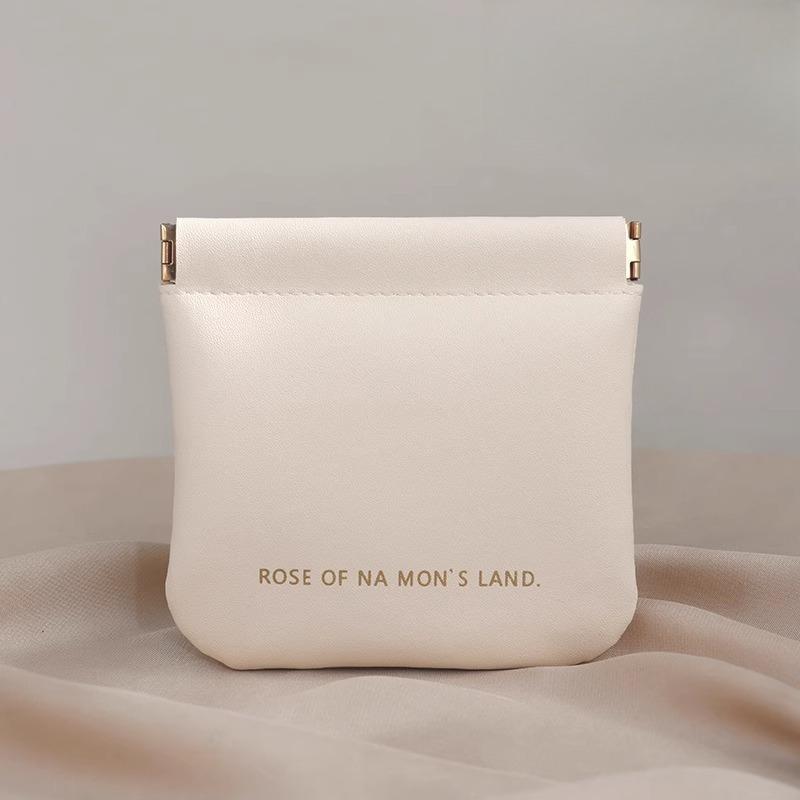 Portable Waterproof Storage Pouch with Snap Closure Multi-Functional Cosmetic Organizer for Travel and Daily Use