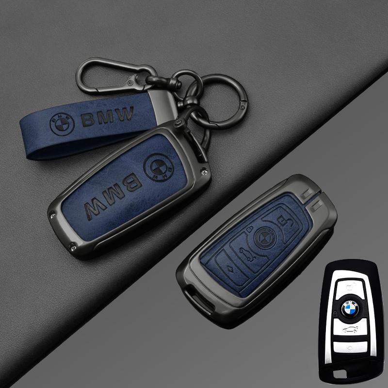 AXNX2 Fashion Zinc Alloy Car Key Case Cover Holder For BMW F30 F20 F10 F18 F22 F01 X3 X4 F06 F02 M3 M5 Protector Keychain Accessories