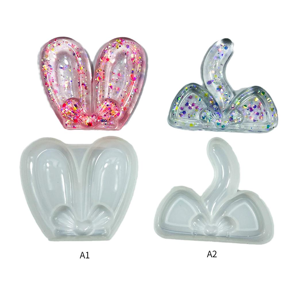 Cute Ear Shaped Silicone Molds Silicone Animal Ear Mold Silicone Crafts Moulds Perfect for Handmade Crafts and Parties