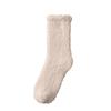 Women Soft Coral Fleece Socks Non Shedding Warm Floor Socks Thick Plush Sleep Socks Comfortable Indoor Socks
