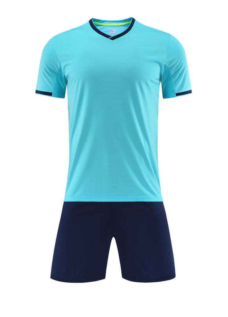 Fußballtrikot-Sets, Sportwettkampf-Trainings-Teamuniformen für Herren und Damen, Uniformen für Erwachsene und Kinder, dünne atmungsaktive Fußballtrikots