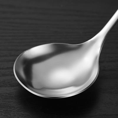 Łyżka ze stali nierdzewnej długa rączka łyżki garnek chochla do zupy makaron Ramen miarka zastawa stołowa do kuchni naczynia kuchenne