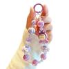 Beaded Phone Bracelet Strap,Phone Beaded Wrist Strap Phone Bracelet Lanyard for Women Phone Keychains Charm