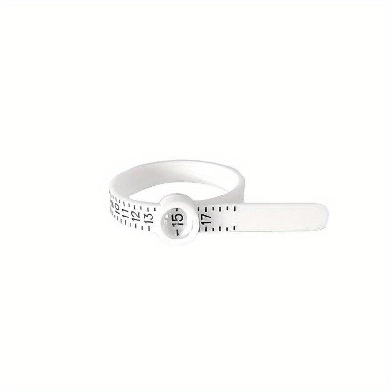 

Portable Soft Ring Sizer Tool Device with Magnified Glass and Reusable Plastic Finger Size Measuring Tape USA Rings,