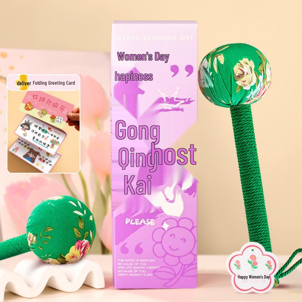 Women's Day Gift: Mugwort Massage Hammer for Girlfriend or Wife - Health & Back Massage Tool