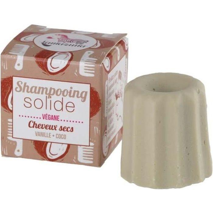 Shampoing solide cheveux secs Vanille et Coco LAMAZUNA
