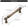 Pack Of 4 Antique Brass   Cabinet Pull Vintage French Style Handles Multiple Type for Option for Kitchen & Bathroom