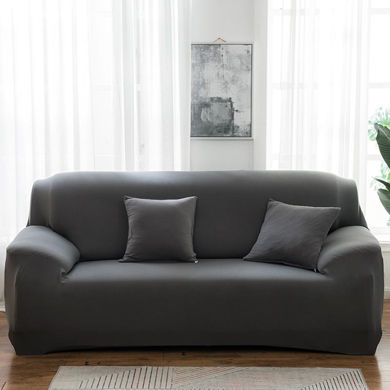 1 Stück Sofabezug für Ecksofa, L-förmiges Schnittsofa, elastisch, Wein/Grau, haustierfreundlich, Schonbezug für Armlehne