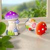 4PCS Reusable Heat Resistant Mushroom Decorating Molds Easy Releasing Design for Ornament Making and Festival Crafts