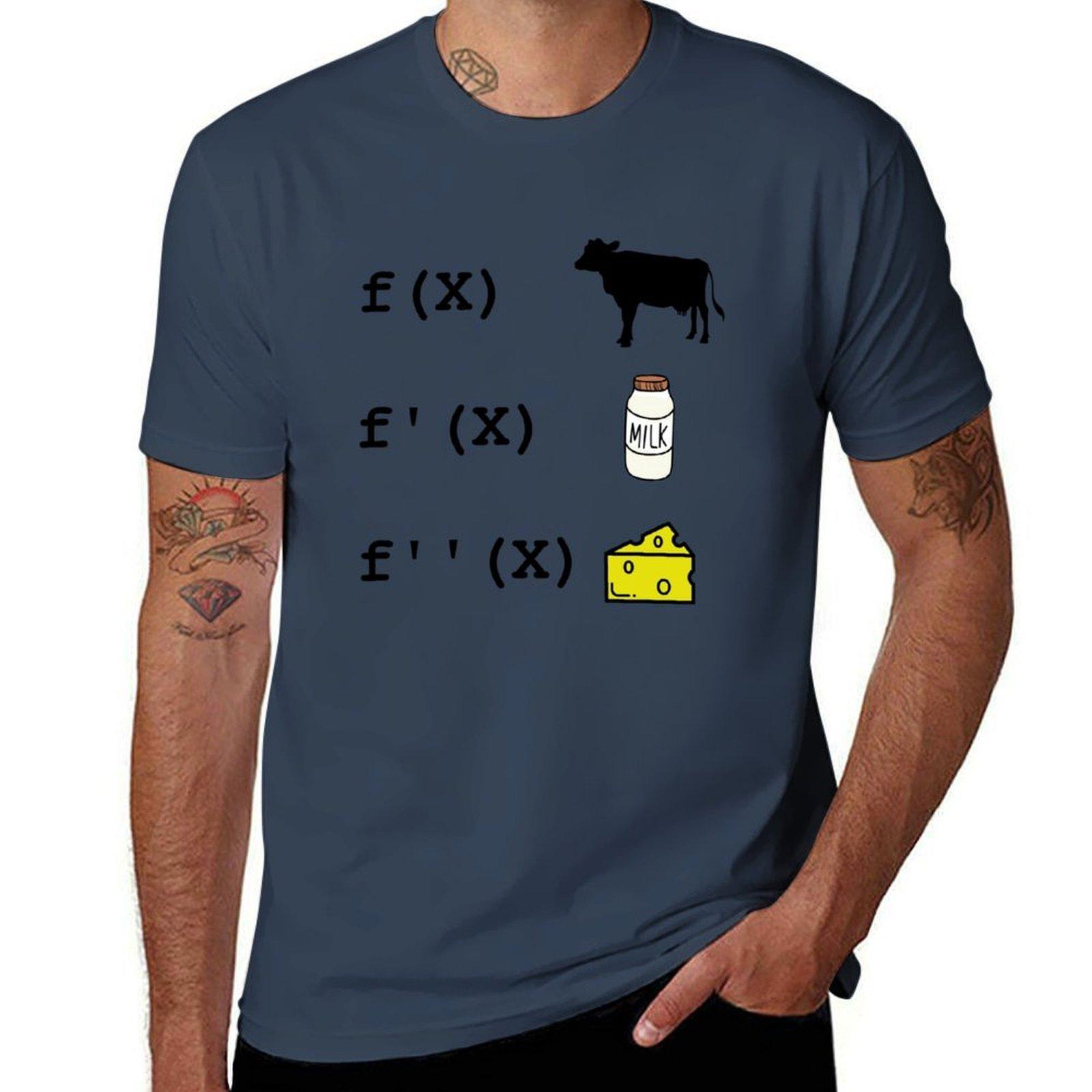 Funny Derivative Analysis Mathematics Math Teacher Tshirt Summer Casual Loose Tshirt S