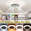 3 Modi, 36 W, dimmbare LED-Deckenventilatorleuchte, geräuscharme Deckenleuchte mit Ventilator-APP und ferngesteuerten Ventilatorlampen