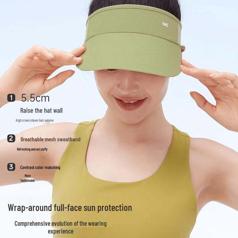 VVC VTM5S715 Women s Summer Outdoor Sun Visor Hat 53-60cm