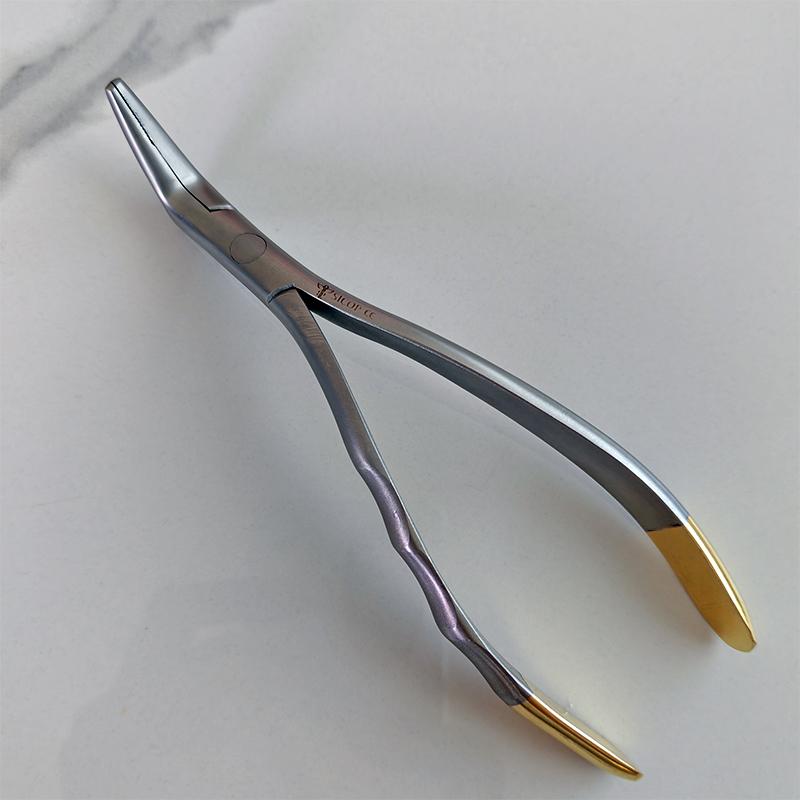 High Quality Dentistry Root Fragment Tooth Extraction Forceps Pliers Instrument Dental Curved Maxillary Mandibular Tools