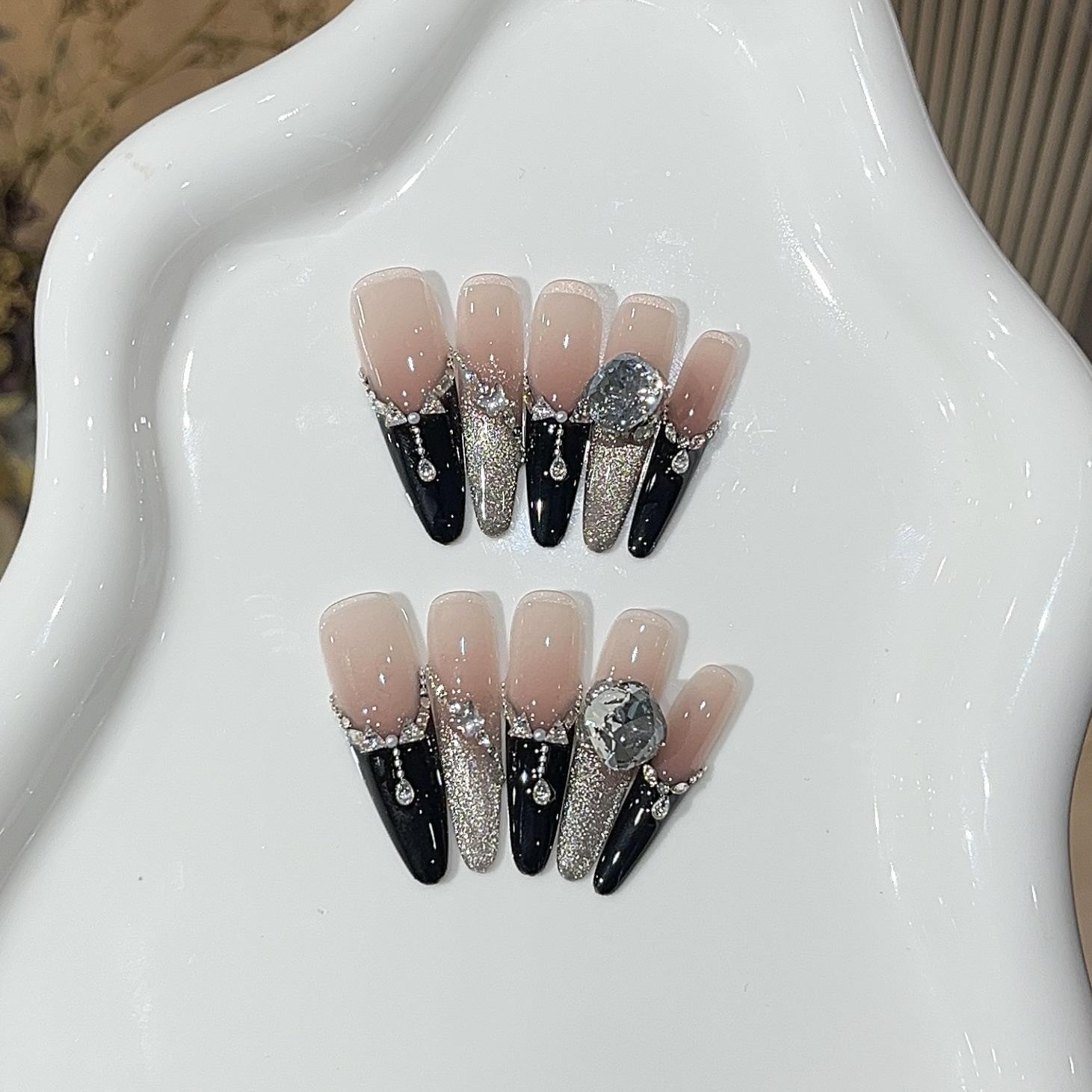 

Темная Луна, Ветер Темной Ночи, Высококлассный Черный Французский Мигающий Серый Кошачий Глаз Битый Бриллиант K9 Легкая Роскошь Носить Броню L