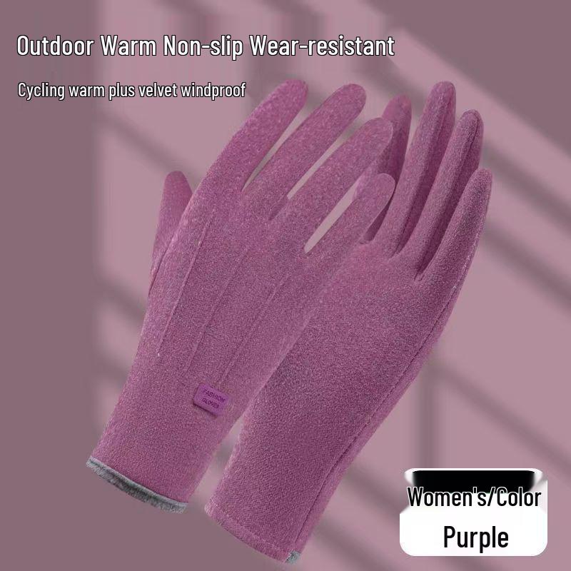 

Осенне-зимние сенсорные термоперчатки: Ветрозащитный и Утепленный для Работы на Открытом Воздухе и Велоспорта One Size