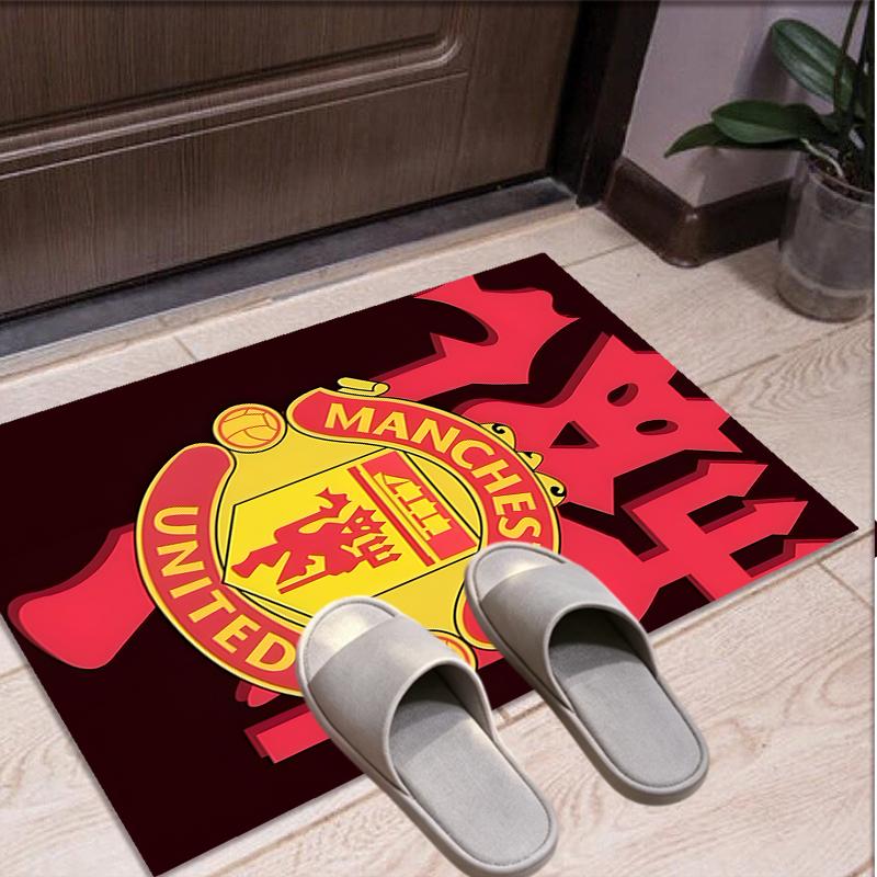 Football United F.C Pattern Rug, Indoor/Outdoor Mat, for Picnic, Gameroom, Bedroom, Office, Living Room, Home Decor Carpet, Birthday Gift