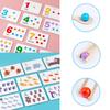 Montessori Math Learning Puzzle For Kids Wooden Bead Counting And Matching Game