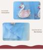 Summer Girls' Mesh Skirt with Swan Embroidery - European Style Princess Dress