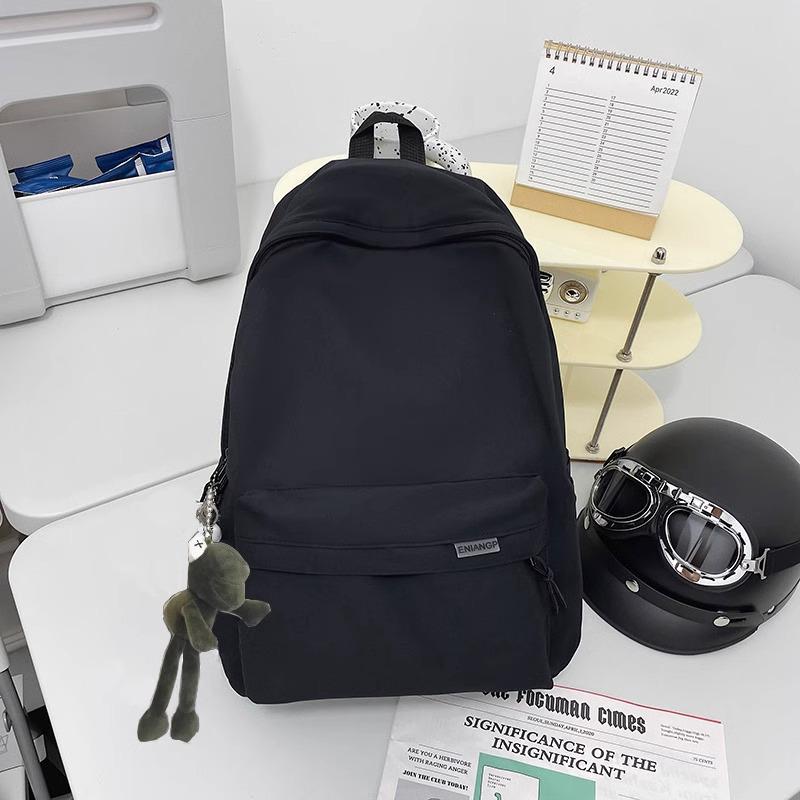 Girls' Fashion College-Style Backpack: Large Capacity, Casual Travel, Junior High School, or Couples