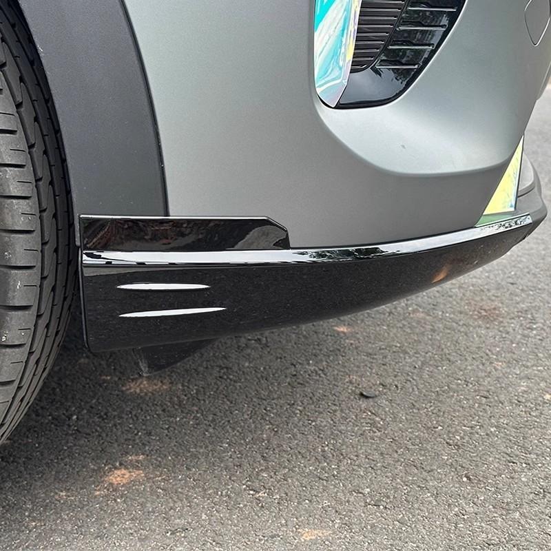 For Chery Tiggo 9 2024 2025 ABS black Car Exterior Front Bumper corner guard Bumper Cover Protector Guard Exterior accessories
