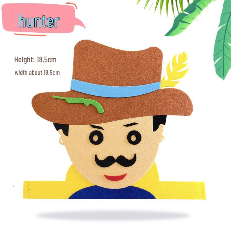 Flickering Halloween Cartoon Animal Hat for Kids & Adults - Perfect for Parent-Child Performances & Costumes